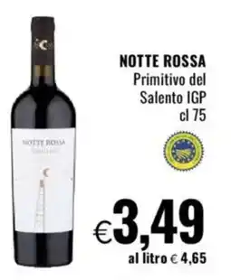 Famila NOTTE ROSSA Primitivo del Salento IGP offerta