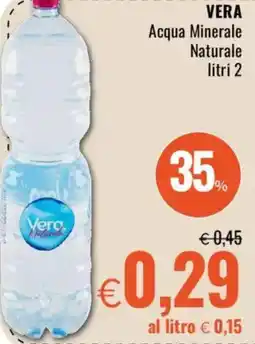 Famila VERA Acqua Minerale Naturale offerta