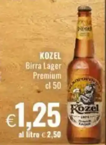 Famila KOZEL Birra Lager Premium offerta