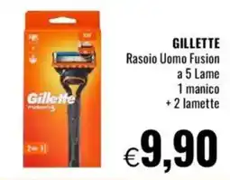 Famila GILLETTE Rasoio Uomo Fusion a 5 Lame offerta