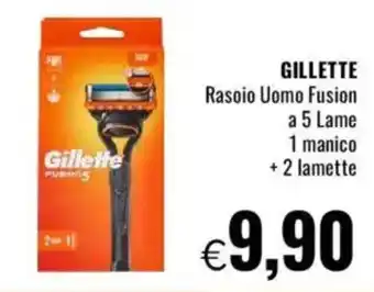 Famila GILLETTE Rasoio Uomo Fusion a 5 Lame offerta