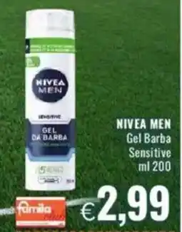 Famila NIVEA MEN Gel Barba Sensitive offerta