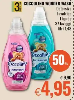 Famila COCCOLINO WONDER WASH Detersivo Lavatrice Liquido offerta