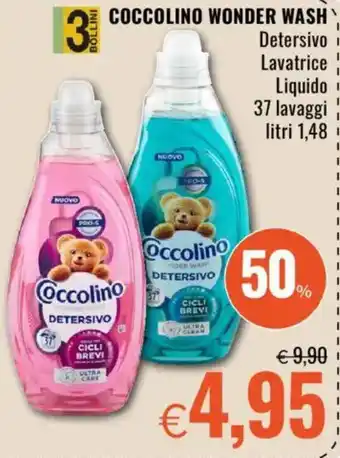 Famila COCCOLINO WONDER WASH Detersivo Lavatrice Liquido offerta