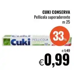 Famila CUKI CONSERVA Pellicola superaderente offerta