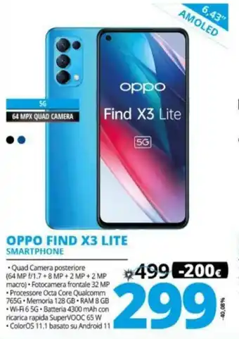Comet Oppo Find X3 Lite Smartphone offerta