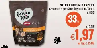 Famila SELEX AMICO MIO EXPERT Crocchette per Cane Taglia Mini/Small offerta