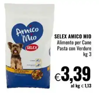 Famila SELEX AMICO MIO Alimento per Cane Pasta con Verdure offerta