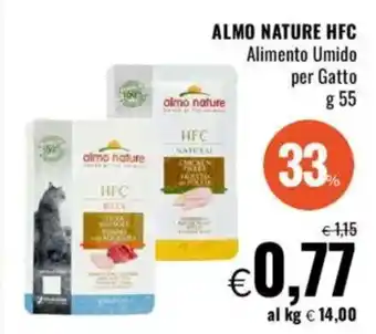 Famila ALMO NATURE HFC Alimento Umido per Gatto offerta