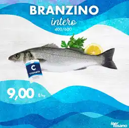 Iper Tosano BRANZINO intero 400/600 offerta