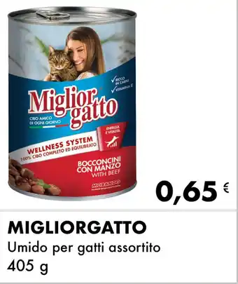 Iper Tosano MIGLIORGATTO Umido per gatti assortito offerta