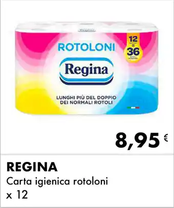 Iper Tosano REGINA Carta igienica rotoloni offerta