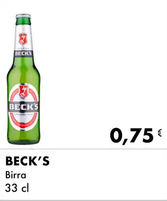 Iper Tosano BECK'S Birra offerta