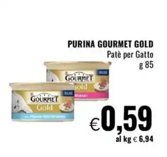 Famila PURINA GOURMET GOLD Patè per Gatto offerta