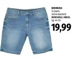 Famila BERMUDA in jeans stone washed MARSHALL ANGEL offerta