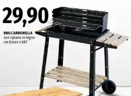 Famila BBQ CARBONELLA con ripiano in legno offerta