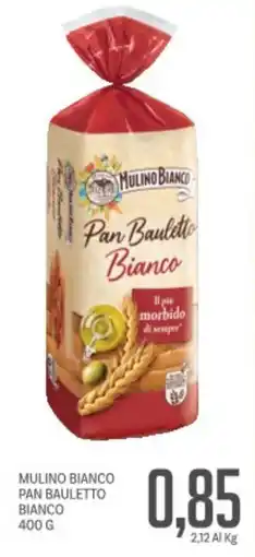 Supermercati Piccolo Mulino bianco pan bauletto bianco offerta