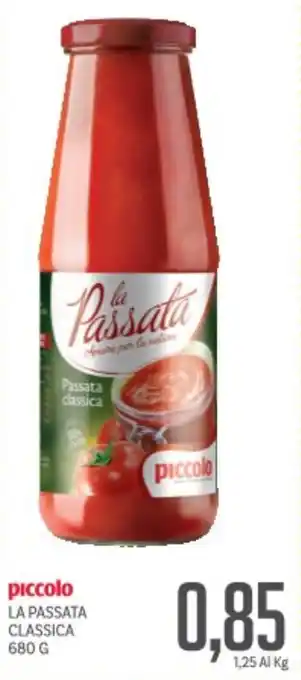 Supermercati Piccolo Piccolo la passata classica offerta