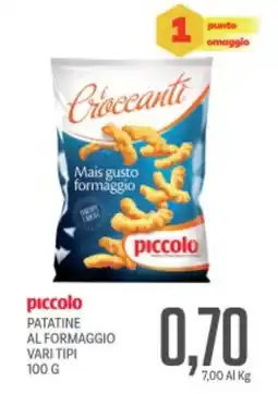 Supermercati Piccolo Piccolo patatine al formaggio vari tipi offerta