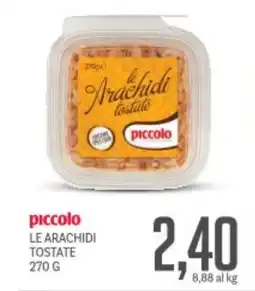 Supermercati Piccolo Piccolo le arachidi tostate offerta