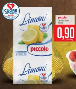 Supermercati Piccolo Piccolo limoni in rete offerta