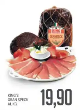 Supermercati Piccolo King's gran speck offerta