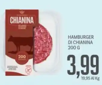 Supermercati Piccolo Hamburger di chianina offerta