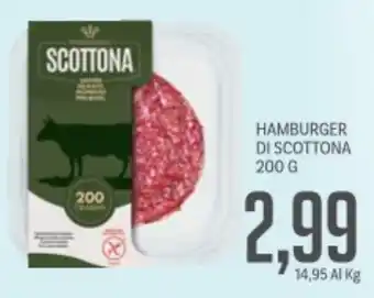 Supermercati Piccolo Hamburger di scottona offerta