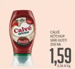 Supermercati Piccolo Calve ketchup vari gusti offerta