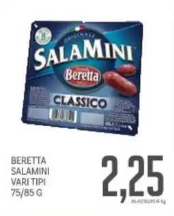 Supermercati Piccolo Beretta salamini vari tipi offerta