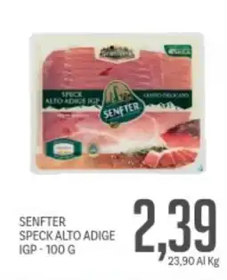 Supermercati Piccolo Senfter speck alto adige igp offerta