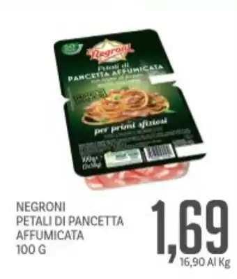 Supermercati Piccolo Negroni petali di pancetta affumicata offerta