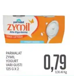 Supermercati Piccolo Parmalat zymil yogurt vari gusti offerta