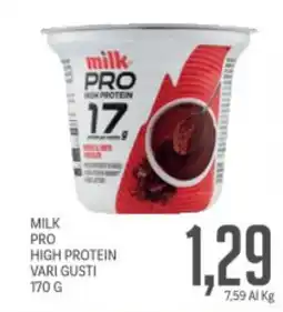 Supermercati Piccolo Milk pro high protein vari gusti offerta