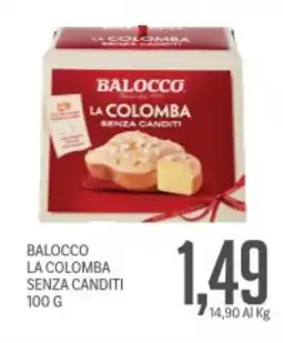 Supermercati Piccolo Balocco la colomba senza canditi offerta