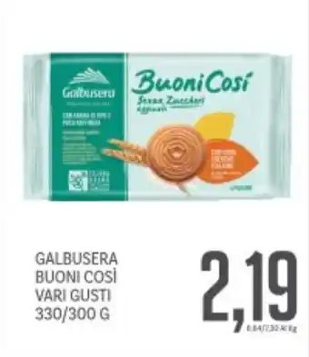 Supermercati Piccolo Galbusera buoni così vari gusti offerta