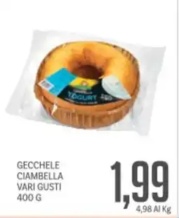 Supermercati Piccolo Gecchele ciambella vari gusti offerta