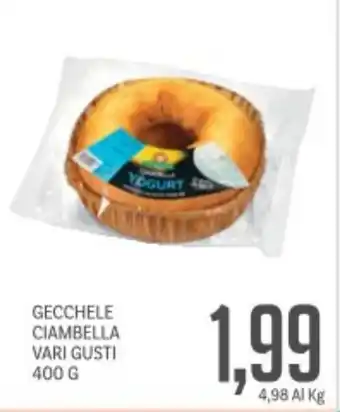 Supermercati Piccolo Gecchele ciambella vari gusti offerta