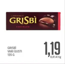 Supermercati Piccolo Grisbì vari gusti offerta