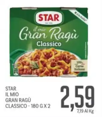 Supermercati Piccolo Star il mio gran ragu classico offerta