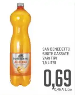 Supermercati Piccolo San benedetto bibite gassate vari tipi offerta