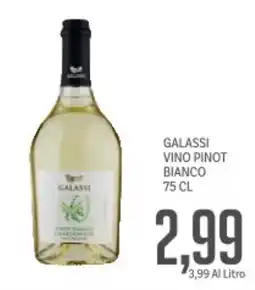 Supermercati Piccolo Galassi vino pinot bianco offerta