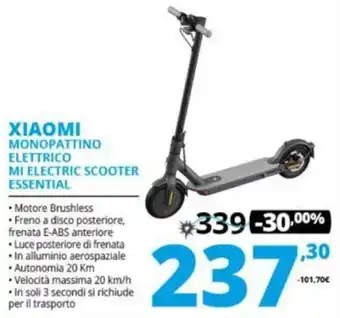 Comet Xiaomi Monopattino Elettrico Mi Electric Scooter Essential offerta