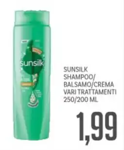 Supermercati Piccolo Sunsilk shampoo/ balsamo/crema vari trattamenti offerta