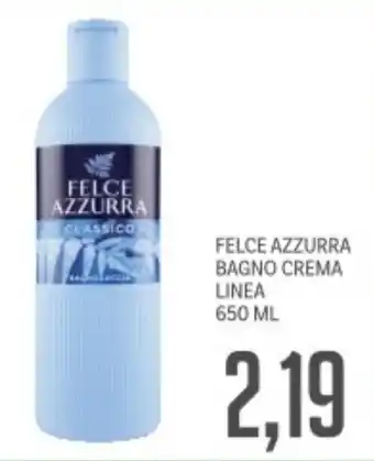 Supermercati Piccolo Felce azzurra bagno crema linea offerta