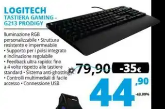 Logitech Tastiera Gaming - G213 Prodigy