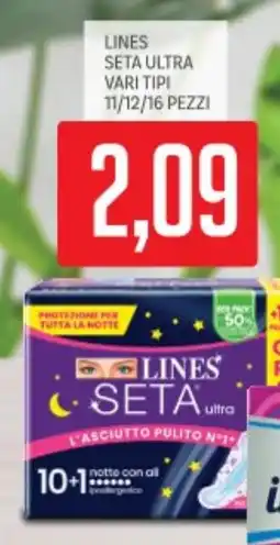 Supermercati Piccolo Lines seta ultra vari tipi offerta