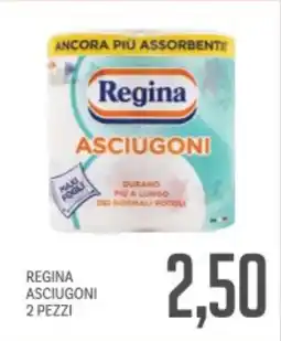 Supermercati Piccolo Regina asciugoni 2 pezzi offerta