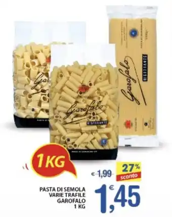 Qui Discount Pasta di semola varie trafile GAROFALO offerta