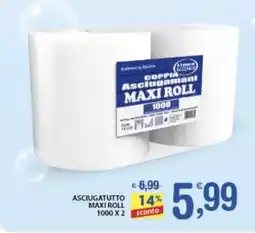 Qui Discount Asciugatutto maxi roll offerta